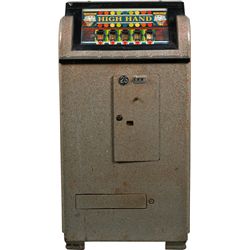25 Cent Bally High Hand Poker Console Slot Machine.