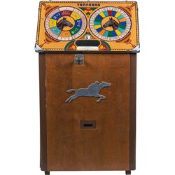 Coin-Op Tanforan Horse Race Floor Console Slot Machine.