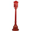 Image 1 : Gamewell Red Embossed Fire Alarm Box On Cast-Iron Stand