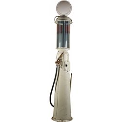 Champlin Gasoline White Visible Gas Pump.