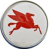 Image 1 : Mobilgas Pegasus Round Light-Up Sign.