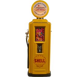 25 Cent Shell Gas Pump Gum Ball Vending Machine.