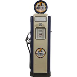 Richfield Hi-Octane Premium Gas Pump w/Light-Up Globe.