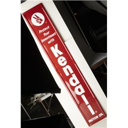 Kendall Motor Oil Tin Advertisement Sign.