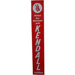 Kendall Confidence Embossed Self-Framed Tin Sign.