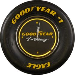 Goodyear #1 In Racing Neon Wall Clock.
