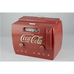 Vintage Coca Cola “Cooler Radio” Table Top Model 5A410A