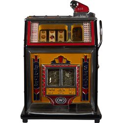 25 Cent Watling Blue Seal Twin Jackpot Slot Machine.