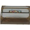 Image 1 : Blue Ribbon Chewing Gum Glass Countertop Display Showca