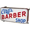 Image 1 : Cliff’s Barber Shop Double-Sided Plastic Light-Up Sign.