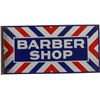 Image 1 : Barber Shop Double-Sided Porcelain Flange Sign.