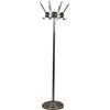 Image 1 : Chrome Barber Shop Coat & Hat Rack w/Stepped Base.