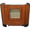 Image 1 : Wood Deco Style Barber Shop Reception Desk.