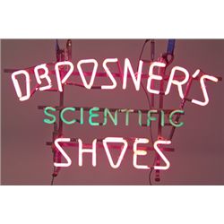 Dr. Posner’s Scientific Shoes Neon Sign.