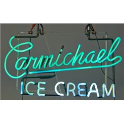 Carmichael Ice Cream Neon Sign.