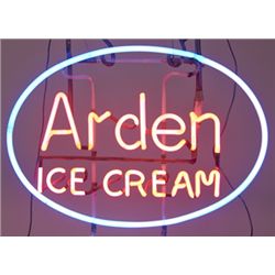 Arden Ice Cream Neon Sign.