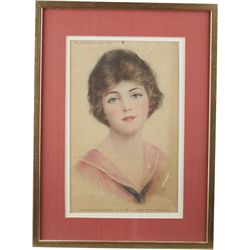 The Prudential Girl 1916 W. Haskell Coffin Litho. Print