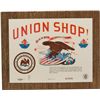Image 1 : “Union Shop!” Celluloid Barber Shop Sign.