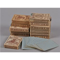 Box of 12 Original Steamboat Playing Card Decks.