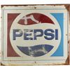 Image 1 : Pepsi Self-Framed Embossed Tin Sign.