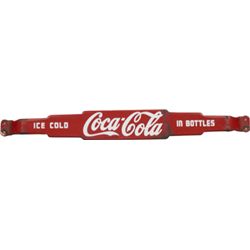Vintage Coca Cola Double-Sided Porcelain Door Push.