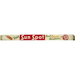 Drink Sun Spot Tin Door Push Bar Sign.