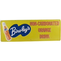 Birely’s Orange Drink Embossed Self-Framed Tin Sign.