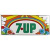 Image 1 : 7 Up Colorful Embossed Litho. Tin Sign.