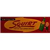 Image 1 : Squirt Embossed Tin Advertisement Sign.