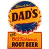 Image 1 : Dad’s Root Beer Embossed Tin Advertisement Sign.