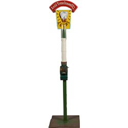 1 Cent Dixie Cup Dispenser Vending Machine On Stand.