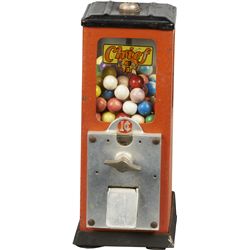 1 Cent Victor Chief Countertop Gumball Vending Machine.