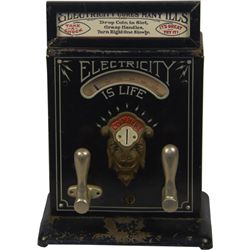 Coin-Op Mills Novelty Electricity Is Life Countertop.