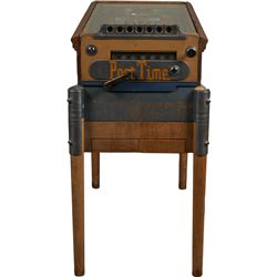 5 Cent Mills Post Time Pinball Machine Floor Cabinet.