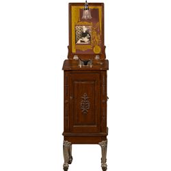 1 Cent Mills Oak Nude Drop Card Viewer w/Claw Feet.