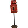 Image 1 : 5 Cent Pencil & Paper Vending Machine On Metal Stand.