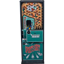 25 Cent Sports Shot Basketball Gumball Arcade Machine.
