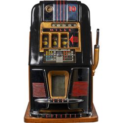 10 Cent Mills High Top 3-Reel Slot Machine.
