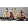 Image 1 : Lot Of 4 Figural Light-Up Slot Machine Toppers.