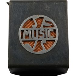 Remote Jukebox Speaker w/Metal “Music” Grill.
