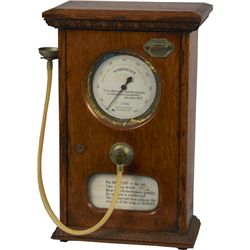 1 Cent Antique Spirometer Countertop Lung Strength.
