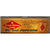 Image 1 : Royal Crown Cola & Popcorn Plastic Hanging Sign.
