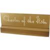 Image 1 : “Charles of the Ritz” Glass Light-Up Countertop Sign.