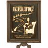 Image 1 : Keltic Fabric Glass Light-Up Countertop Sign.