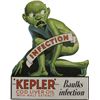 Image 1 : Kepler Cod Liver Oil Stand-Up Cardboard Advertising.
