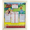 Image 1 : Chicago Coin’s Super Par Golf Pinball Backglass In Fram