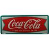Image 1 : Coca Cola Self-Framed Single-Sided Metal Ad Sign.