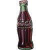 Image 1 : Coca Cola Figural Bottle Embossed Metal Advertising Si.