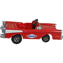 Plastic 1957 Chevy Convertible Pedal Car.