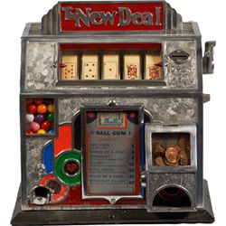 1 Cent Pierce Tool & MFG. Jackpot The New Deal 5-Reel.